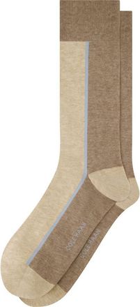 Cole Haan Colorblock Dress Socks in Tan at Nordstrom