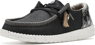 Hey Dude Wendy Funk Beach Woven Womens Flat Shoes Black/Multi : 11 M, Textile