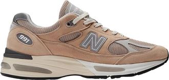 New Balance Su&egrave;de en Mesh Sneakers - Heren - Sneakers - Beige - 41 1/2 EU - Su&egrave;de - Schoenen