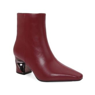 Ninety Union Metal Heel Bootie in Burgundy at Nordstrom, Size 11