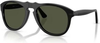 Persol Po 0649Ne Zonnebril - unisex - Zonnebrillen - Zwart - 54 MM - Accessoires
