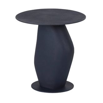 Maisons du monde Mesa auxiliar de metal negro