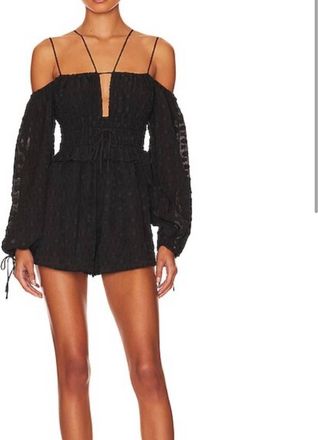 Tularosa Magee Romper In Black