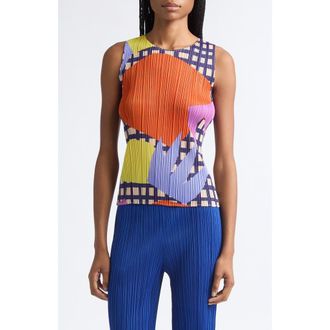 Issey Miyake Market Pliss&eacute; Shell in Tomato at Nordstrom, Size 5
