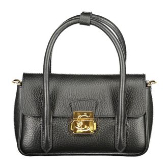 Coccinelle C-Me Lock Mini Tote Bag - Dames - Handtassen - Zwart - ONE Size - Leer - Tassen