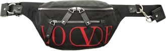 Valentino Pre-owned Valentino Nylon LOVE Rockstud Belt Bag Ladies FIJ6219XRQ817FSG