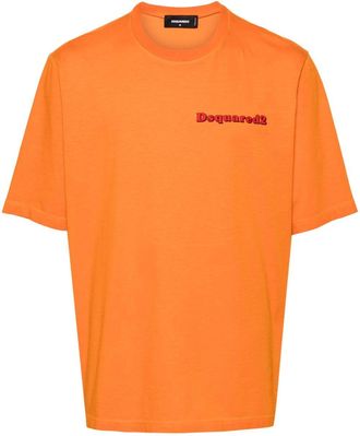 Dsquared2 Skater Fit cotton T-shirt - men - Cotton - S - Orange