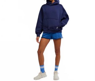 Free People Movement A Cut Above Hoodie In Midnight Navy