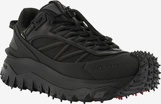 Moncler Niedrige Materialmix-Schnürsneakers Trailgrip GTX