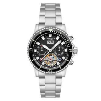 Earnshaw Duncan Automatic Black Dial Mens Watch ES-8312-11