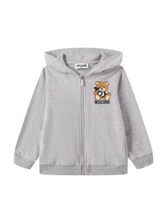 Moschino Cotton Baby Suit Set - Gray