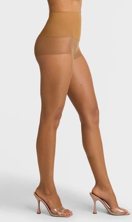 Commando Highlighter Sheer Tights in Mocha at Nordstrom, Size X-Large