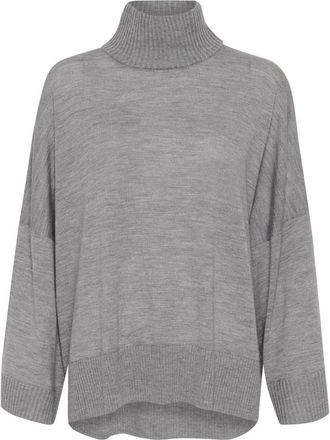 Inwear Biella Pullover - Knitwear - Mujer - Gris - M