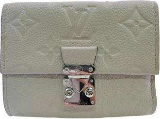 Louis Vuitton Pre-owned Monogram Empreinte Tri-fold Wallet - - Pre-owned - Donna - Grigio - ONE SIZE