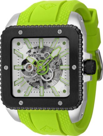 Invicta Cuadro Hand Wind White Dial Mens Watch 44006