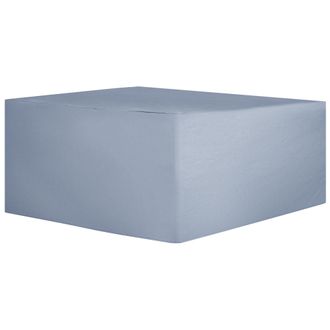 Beliani Funda De Pvc Poli&eacute;ster Gris Para Mobiliario De Jard&iacute;n 150 X 120 X 70 Cm Chuva