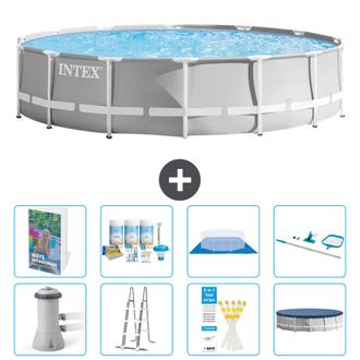 Intex Piscina Prism Frame Redonda - 427x107 Cm - 9-piezas S615