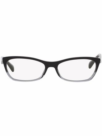Prada Occhiali rettangolari - Nero