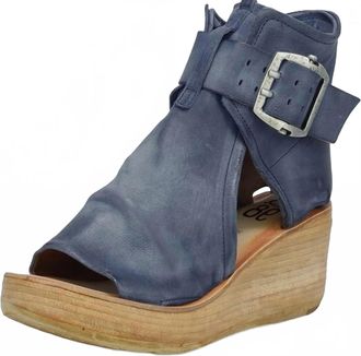 A.S.98 Womens Naya Leather Sandal In Freedome Blue
