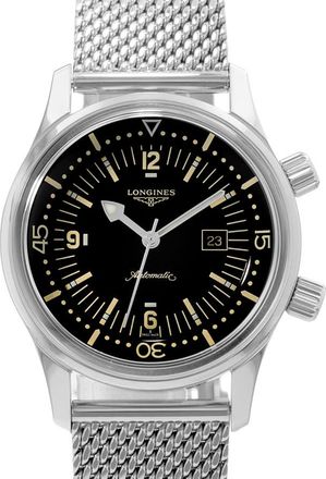 Longines Pre-owned Longines Heritage Black Dial Mens Watch L3.374.4.50.6