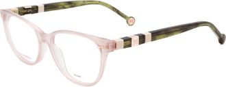 Carolina Herrera Womens 53mm Green Nude Opticals