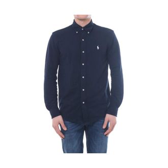 Ralph Lauren Casual Shirts, male, Blue, Size: XL Shirt