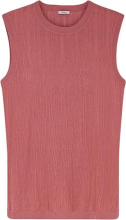 Joseph Calife Ribbed Tank Top - Dames - Tops zonder mouwen - Roze - L - Katoen - Tops