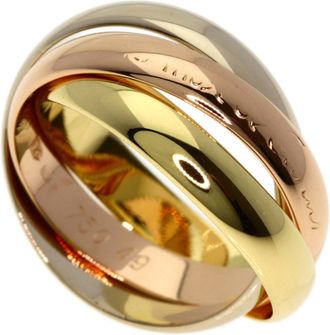 Cartier Trinity Yellow Gold (18K) Pink Gold (18K) White Gold (18K) Band Ring (Pre-Owned)