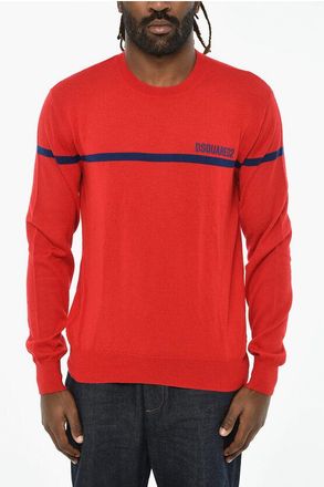 Dsquared2 Virgin Wool Lightweight Crew-neck Sweater size M