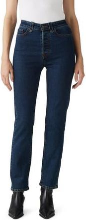 Levi's Wedgie Western High Waist Ankle Straight Leg Jeans in The Wow Moment at Nordstrom Rack, Size 24 X 28