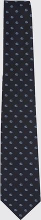 Gucci Cravatta in pura seta con motivo GG Monogram all-over