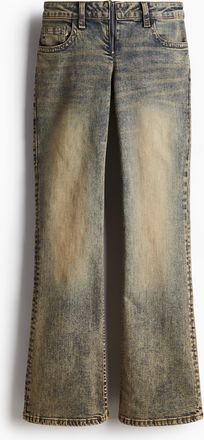 H&M Flared Low Jeans - Blue