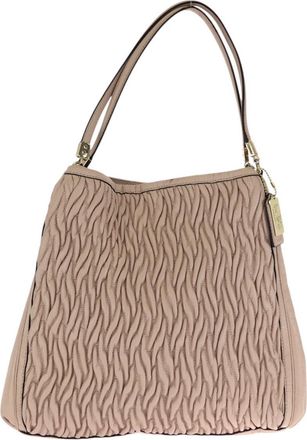 Coach Madison Geyssard Twist Leather shoulder tote bag