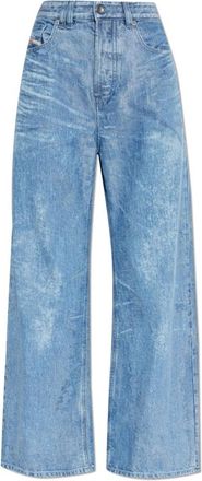 Diesel 1996 D-Sire-Fsi Jeans - Dames - Loose Fit Jeans - Blauw - W23 L30 - Katoen - Jeans