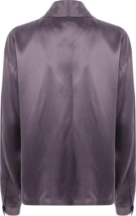 Tom Ford Womens Blouse Espresso Silk Blouses Shirt