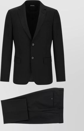 Ermenegildo Zegna mohair wool suit single breasted tailoring