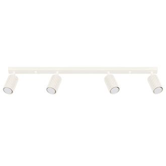 Wonderlamp L&aacute;mpara de techo en relieve beige con 4 focos