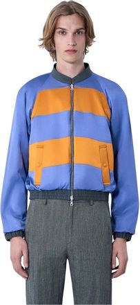 Dries Van Noten Vinnys Reversible Jacket - Heren - Bomber jackets - Grijs - L - Katoen - Jassen