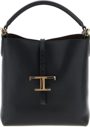 Tod's Black Calfskin Womens Handbag