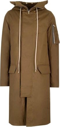 Rick Owens Hombre, Abrigos, Marr&oacute;n, Talla: M
