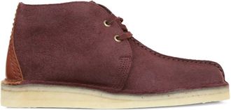 Clarks Desert Trek boots - unisex - Rubber/Calf Leather/Calf Suede - 7.5 - Brown