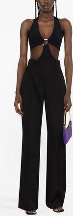 Jacquemus Womens Le Pantalon Sauge - Black Wool - Size EU 40 (Womens)