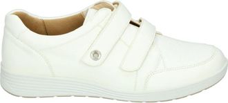 Ganter Sportieve Lage Damesschoenen Wit Leer - Dames - Sneakers - Wit - 40 EU - Leer - Schoenen
