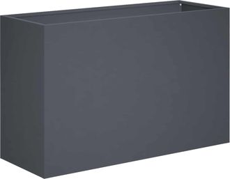 vidaXL Macetero De Jard&iacute;n Gris Antracita 80 X 30 X 40 Cm Vidaxl
