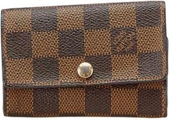 Louis Vuitton Pre-owned Accessories, female, Brown, Size: ONE SIZE Pre-owned Canvas Key-Holder