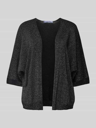Zabaione Cardigan mit 1/2-Ärmel in Black, Größe S/M