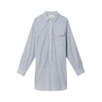 Isabel Marant Shirt Dresses, female, Blue, Size: 2XS Loriane Shirt Dress