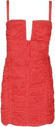 Sabina Mus&aacute;yev Elegante Livia Jurk - Dames - Korte kleedjes - Rood - XS - Polyester - Kleedjes
