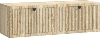 vidaXL Mueble Para Tv De Pared Roble Sonoma 98 X 31 X 30 Cm Vidaxl