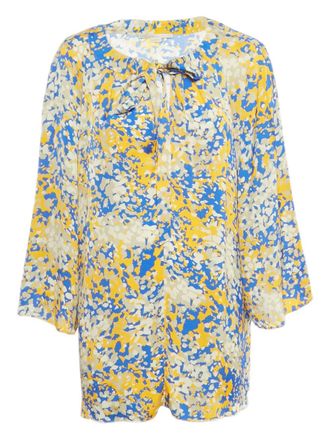 Stella McCartney Shirt met print - Geel